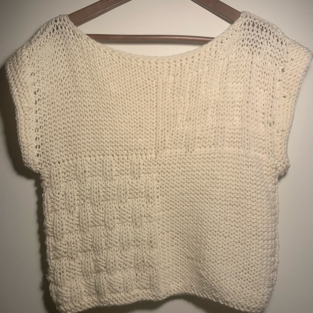 Vintage hand knitted top